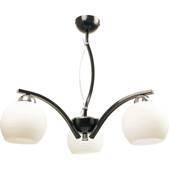 Lustră echipata Dora ( 3 x E27 ), cod: 504/3, culoare: negru/alb EL0026516 Erste