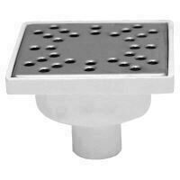 Sifon vertical patrat pentru pardoseala La[mm]: 100; D[mm]: 32; Tip: SP-100x100-370-1 EVOSANITARY 671223