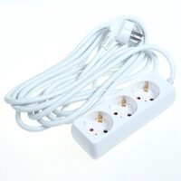 Prelungitor electric Comtec MF0012-03505, 3 prize Schuko, cablu 5 m, 3 × 1,5 mm², protecție pentru copii
