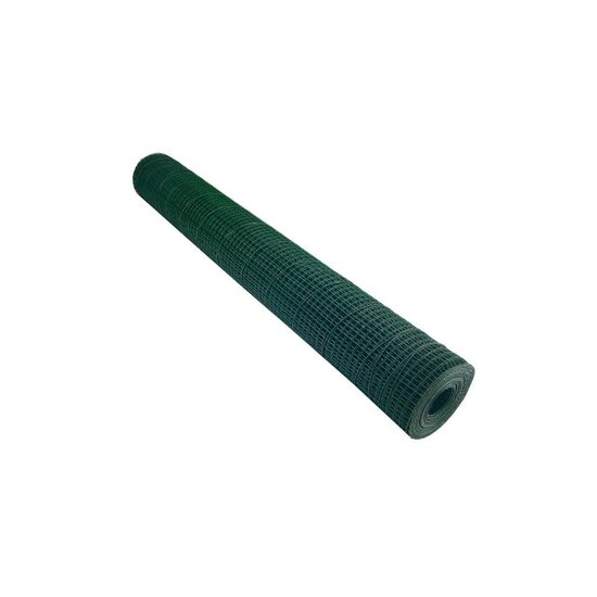 Plasa sudata plastifiata 13x13mm, gr.1.4mm, rola 10M, verde