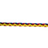 Snur 4 mm galben-rosu-albastru VORMANN 106103 004GRA