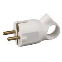 Fisa cu inel alba HELIUM Legrand 050330