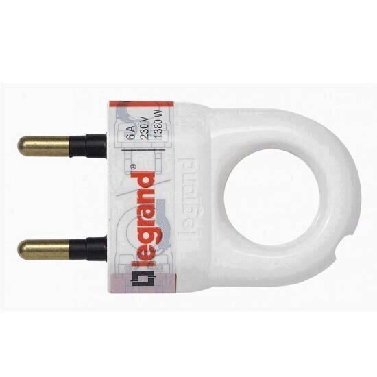Fisa cu inel de extragere alb HELIUM Legrand 050162