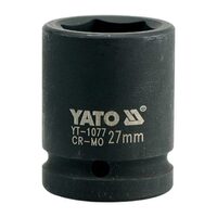 Cheie tubulară impact hexagonala 3/4" 27 mm YATO YT-1077