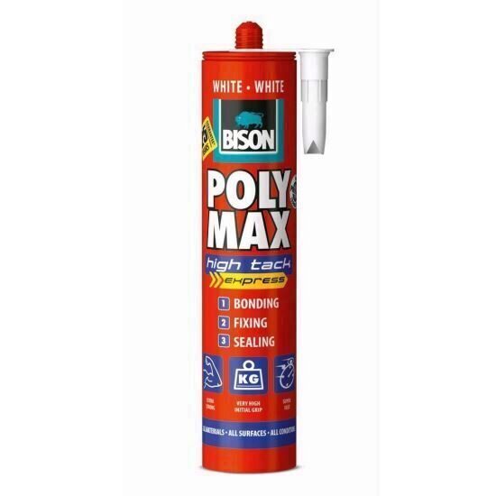 Bison poly max high tack express alb polimer 425 g BISON 428980