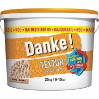 Tencuiala structurata Danke Textur, Nuanta Maro Luminos, 25 kg