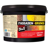 Amorsă de aderență pentru tencuieli decorative Oskar Fassaden Grund, 8 kg, interior/exterior, cu nisip de cuarț