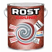 Grund anticoroziv pentru metal Rost, roșu oxid 17 L