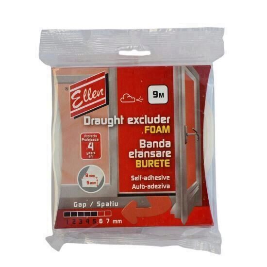 Burete 9x6 mm 9m ELLEN-FLEX 110059