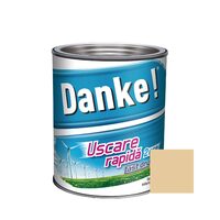 Vopsea alchidica cu uscare rapida pentru lemn / metal DANKE interior / exterior BEJ 2.5 L