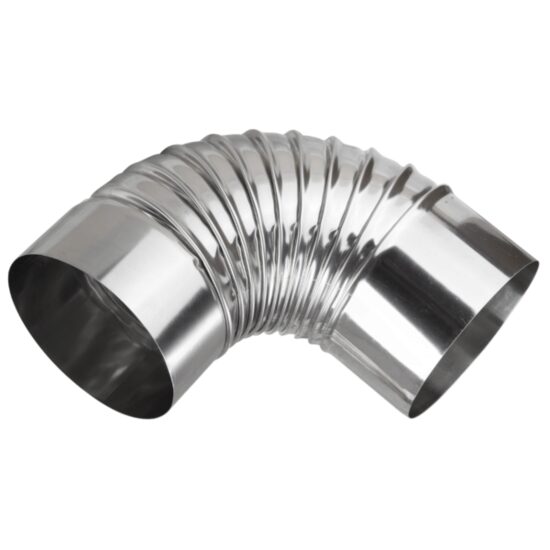 Cot din inox pentru coș de fum, Ø120 mm, model CIX90/120, cod 651830