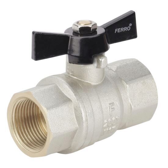 Robinet sfera tip fluture FI FERRO Negru