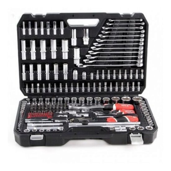 Trusa 216 piese tubulare, chei combinare, antrenor YATO YT-38841