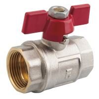 Robinet sfera tip fluture FI FERRO Rosu