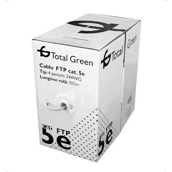 Cablu FTP CAT5E TG-305m/colac TOTAL GREEN EL0017648