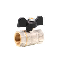 Robinet sfera 1" FI, tip fluture, RB-DFF11A / ER-DFF11A