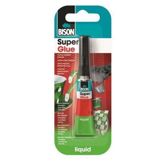 Bison super glue 3 g crd.(2ml) BISON 401000