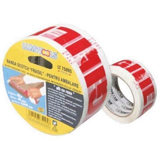 Banda scotch fragil 66M x 48 mm LUMYTOOLS LT75095