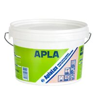 Vopsea superlavabilă antimucegai pentru interior AplaLux Baie și Bucătărie, alb, rezistentă la umiditate, 2,5 L