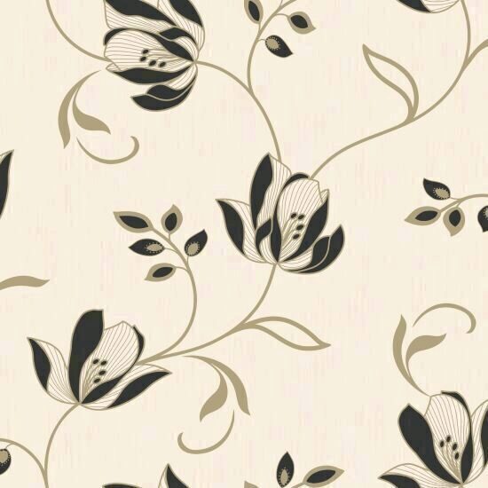 Tapet cu elemente florale crem 114901 Elegantza 2020, 10.05 x 0.53 m