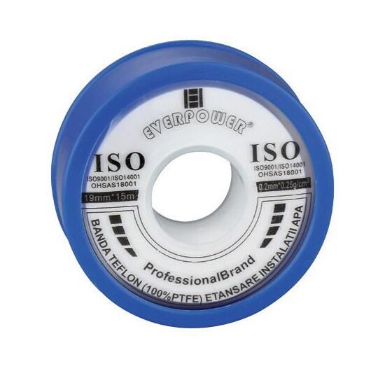 Banda teflon (PTFE) etansare instalatii apa EVERPOWER