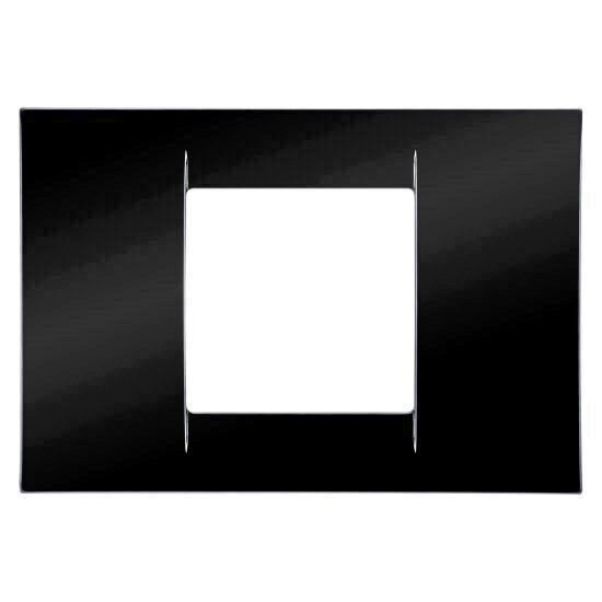 Rama ornament 2 module negru GEWISS GW22112