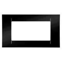 Rama ornament 4 module negru GEWISS GW22114