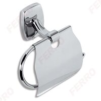 Suport hartie igienica cu protectie Orfeus, crom 6938