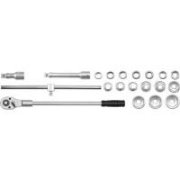 Set chei tubulare hexagonale 3/4" 21buc