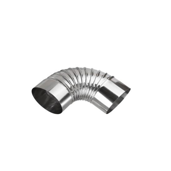 Cot din inox pentru coș de fum, Ø130 mm, model CIX90/130, cod 651831
