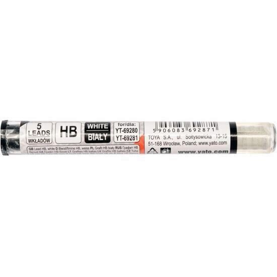 Mina alba creion mecanic HB Yato Yt-69287