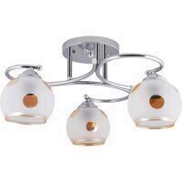 Lustra Nicole crom si maro 60W 3xE27 ERSTE EL0023779