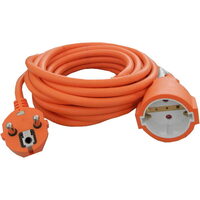Prelungitor electric profesional Comtec MF0012-03641, 1 priză Schuko, cablu 10 m, 3 × 1,5 mm², portocaliu