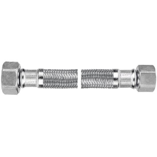 Racord flexibil din otel 1/2x3/8" FERRO