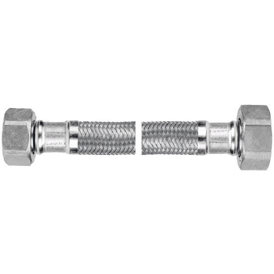 Racord flexibil din otel 3/8" FERRO
