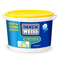 Vopsea lavabilă pentru interior Innenweiss, alb, finisaj mat, 5 L
