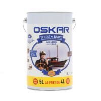 Lac pentru lemn Oskar Yacht 3 in 1, pentru exterior, teak african 5L