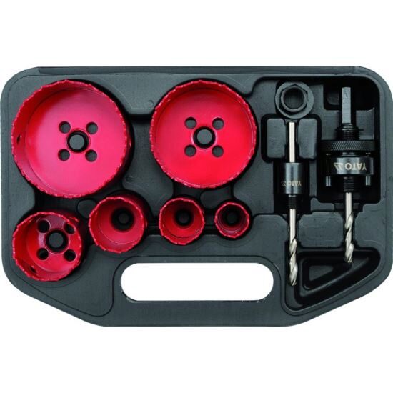 Set 8 carote pentru electricieni 22-73 mm YATO YT-3380