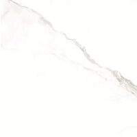 Gresie portelanata rectificata Luxury White, tip marmura, finisaj lucios, alba, 60x60 cm