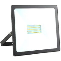 Proiector LED SMD UPTEC Super Slim MF0011-54059, 50 W, 4500 lm, lumină rece 6000 K, IP65, negru
