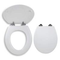 Capac WC soft-close MDF alb Lyra WC/SOFTLYRA FERRO