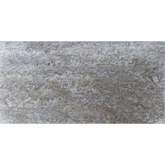 Gresie portelanata Vulcano tip piatra, 30x60 cm, culoare gri, finisaj mat