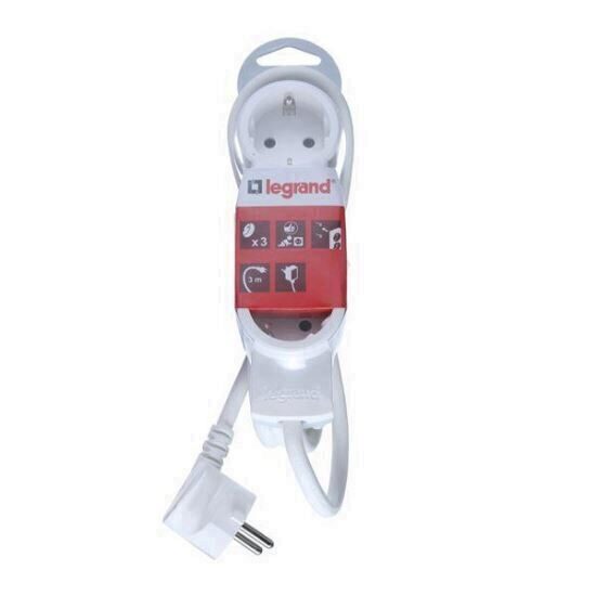 Ansamblu multipriza cordon 3 prize Schuko Legrand