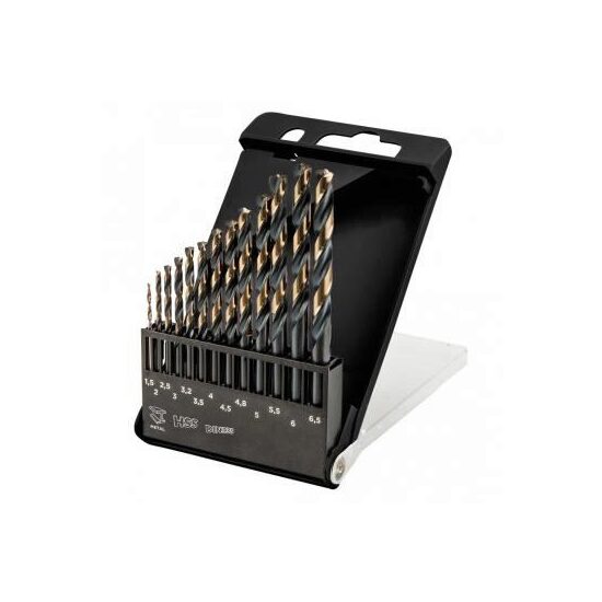 Burghie metal HSS 13 piese GRAPHITE 55H088