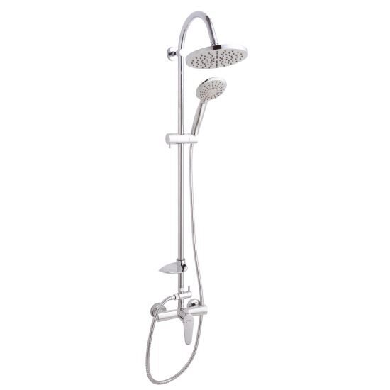 Set baterie cu dus fix si para mobila Algeo NP71-BAG7U FERRO