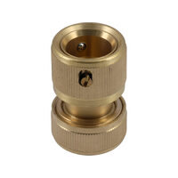 Conector furtun cu stop din bronz 1/2" - 89101