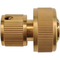 Conector furtun cu stop din bronz 3/4" - 89103