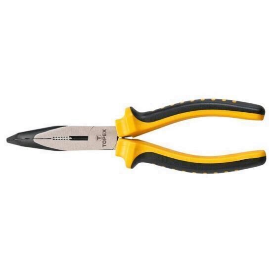 Cleste cu varf lung indoit 160 mm TOPEX 32D103