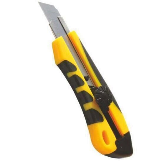 Cutter cu protectie si surub 18 mm, maner cauciuc LUMYTOOLS LT76183