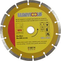Disc diamantat pentru tăiere și prelucrare, segmentat, 180 mm - MX08714